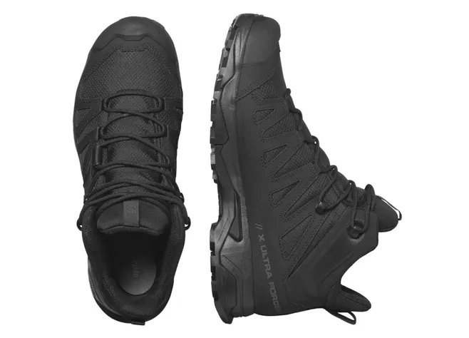 Черевики Salomon X Ultra Forces Mid Black/wolf Фото 2